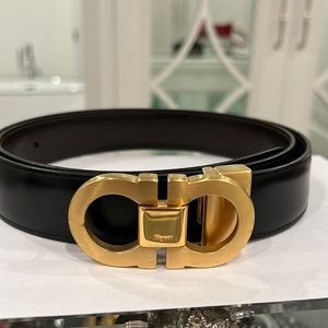 authentic good ferragammo belt